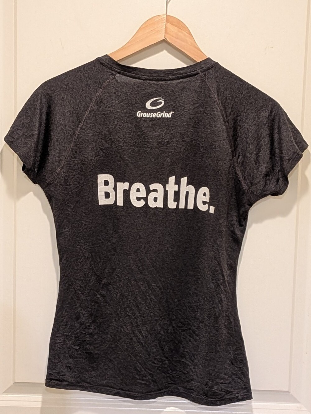 GUC North Face x Grouse Grind S Dark Grey Tee with Gold Logo